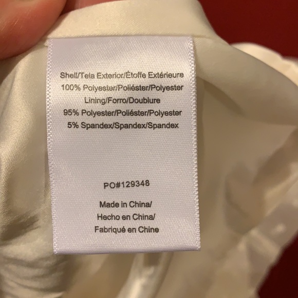 🆕 ModCloth White Babydoll Dress size Large - Picture 12 of 13